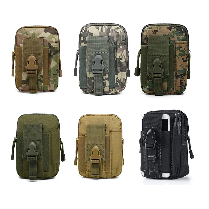 

1PCS Pocket Camo Bag For Phone Outdoor Pouches Case Military Tactical Pack Tactical Pouch Hunting Bags Belt Waist Bag