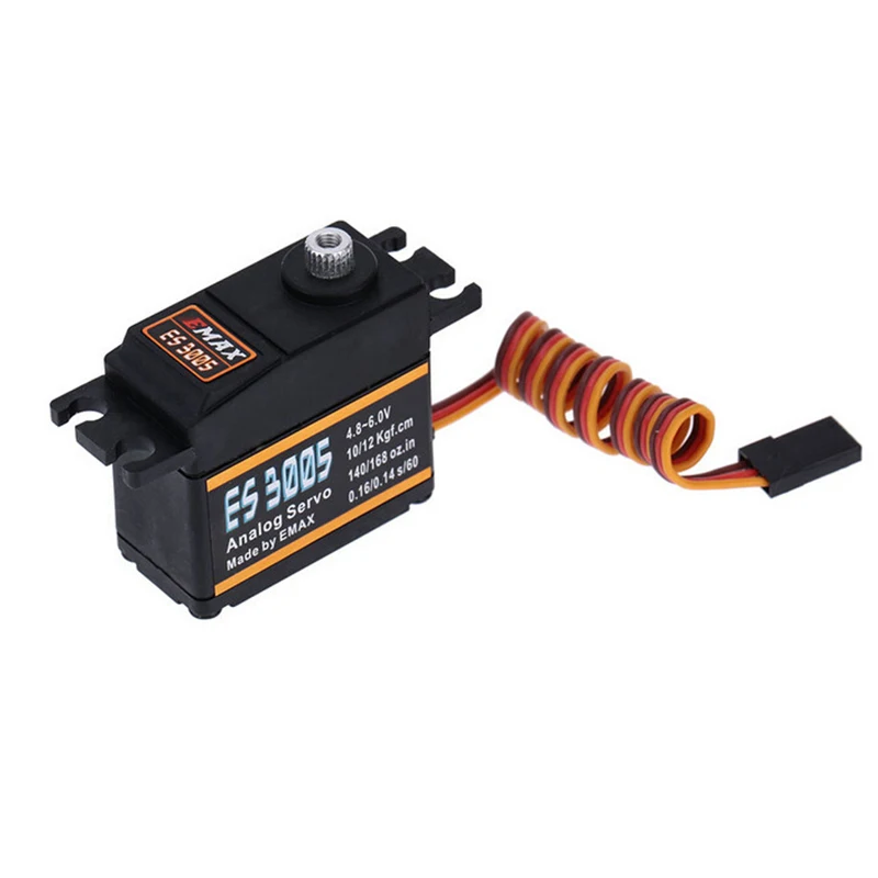 1 шт. EMAX ES3005 Аналоговый металлический водонепроницаемый сервопривод с