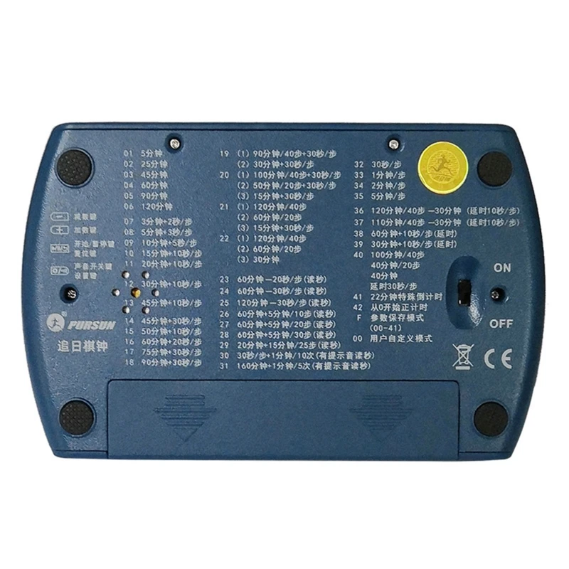 

Advanced Chess Digital Timer Chess Clock Count Up Down Board Game Clock 900D