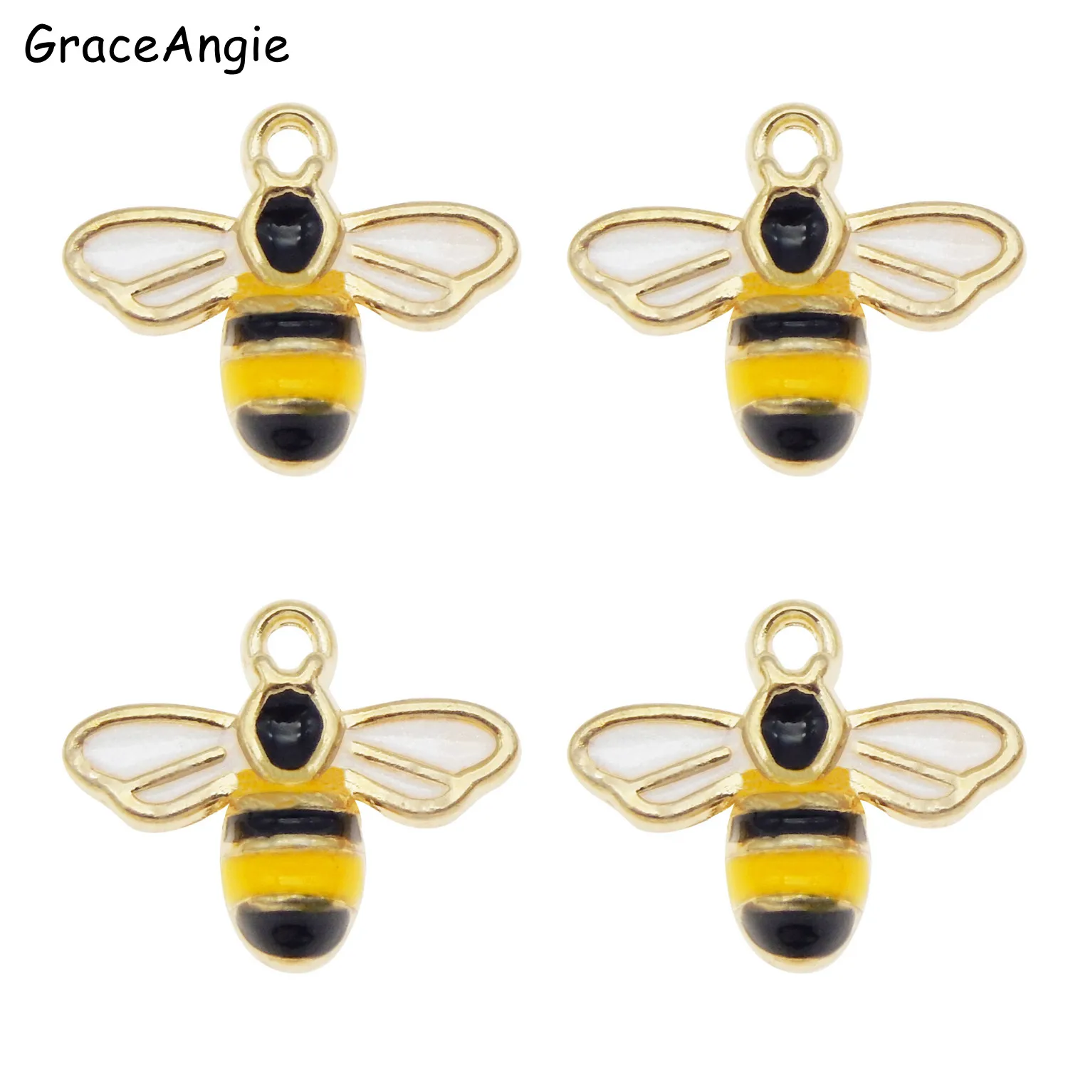 8 шт. подвески в виде пчелы из цинкового сплава|Шармы| |