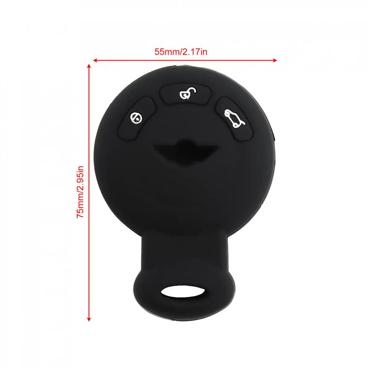 3 кнопки силиконовый чехол для автомобильного смарт-ключа протектор держатель