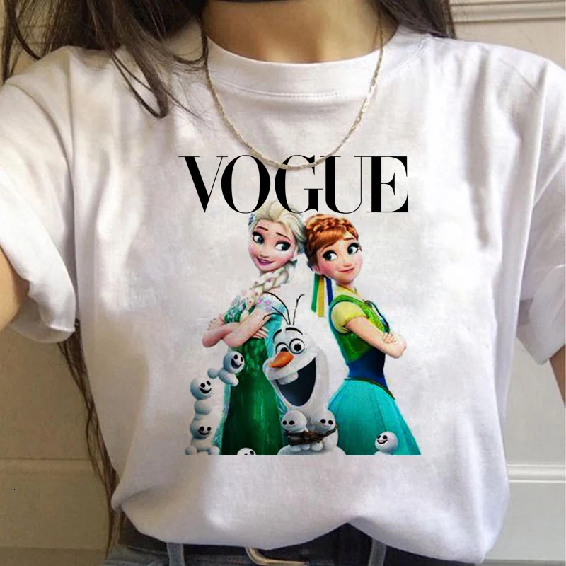 Женская футболка с коротким рукавом и круглым вырезом большого размера | одежда