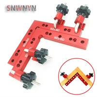 36pcsset woodworking right angle positioning clamps aluminium alloy corner ruler auxiliary positioner corner clamping tools