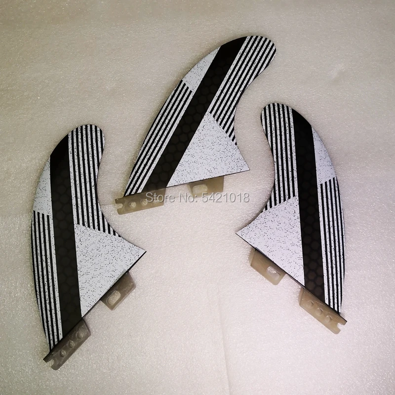 white Surf Fin FC II Tri set Surfboard Fins G5 M Popular | Спорт и развлечения