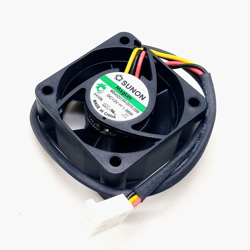 

1pcs MB40201VX-D070-G99 Maglev Mute Fan 12V 1.38W 4020 4cm 40*40*20mm Speed Tach cooling Fan