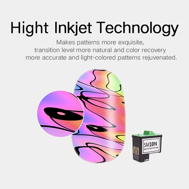 Картридж с чернилами SM10 для принтера ногтей OɲNAILS V11/X11/X11P/V12/X12/X12.5
