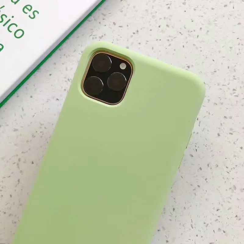 Sealed Liquid silicone Phone Case For iPhone 11, 11 Pro Phone Case For iPhone 11 PRO Max 6.5 inch Phone Back Coque Cover Case
