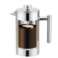 coffee pots french press coffee percolator mocha espresso stainless steel double layer insulation pot cafetiere filtrate kettle