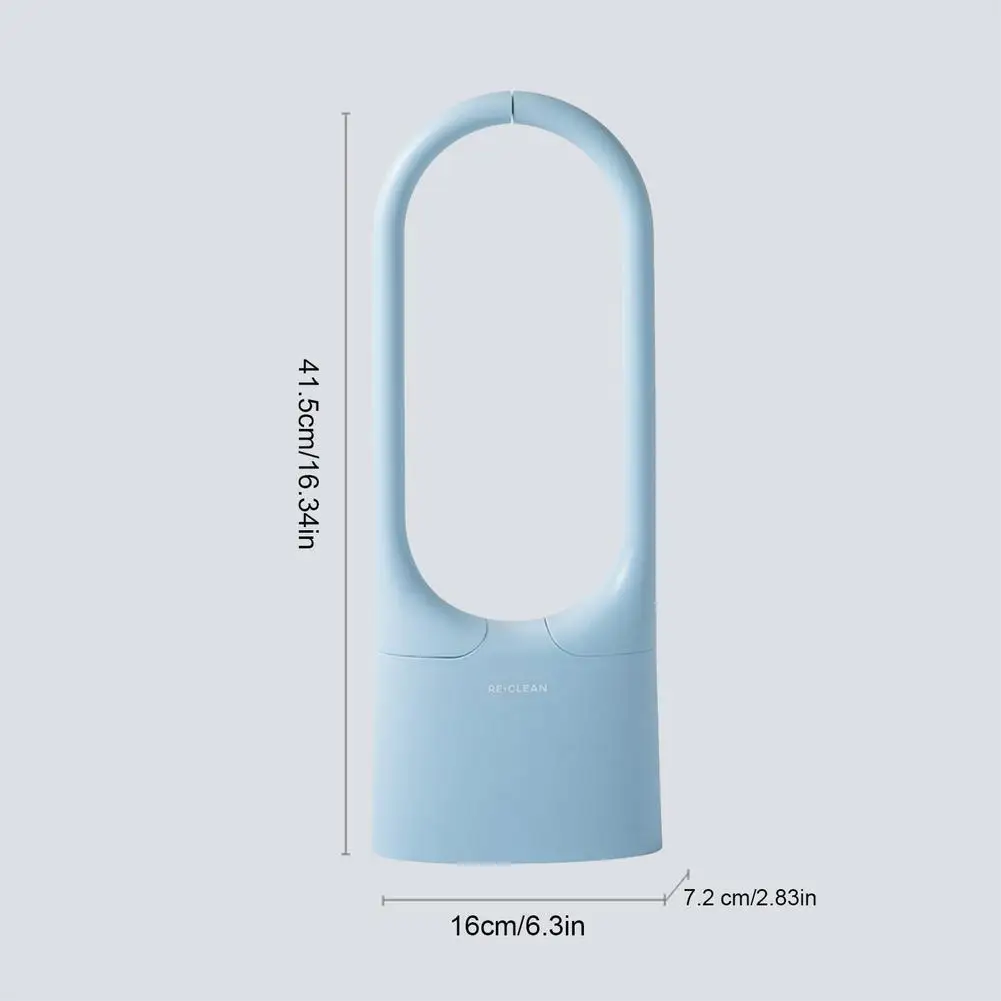 

Mirrored Toilet Brush With Holder Durable Bathroom Cleaning Tool Wall-mounted Mirror Toilet Brush Set Bathroom Cleaning Brush