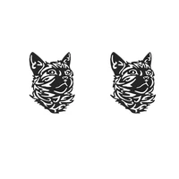 majestic cat metal cutting dies scrapbooking embossing folders for card making craft stencil hobby punching molds paper diy