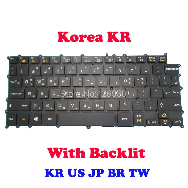Клавиатура для LG 13Z980 B G M T 13ZD980 LG13Z98 MR33J Япония Корея южной английский
