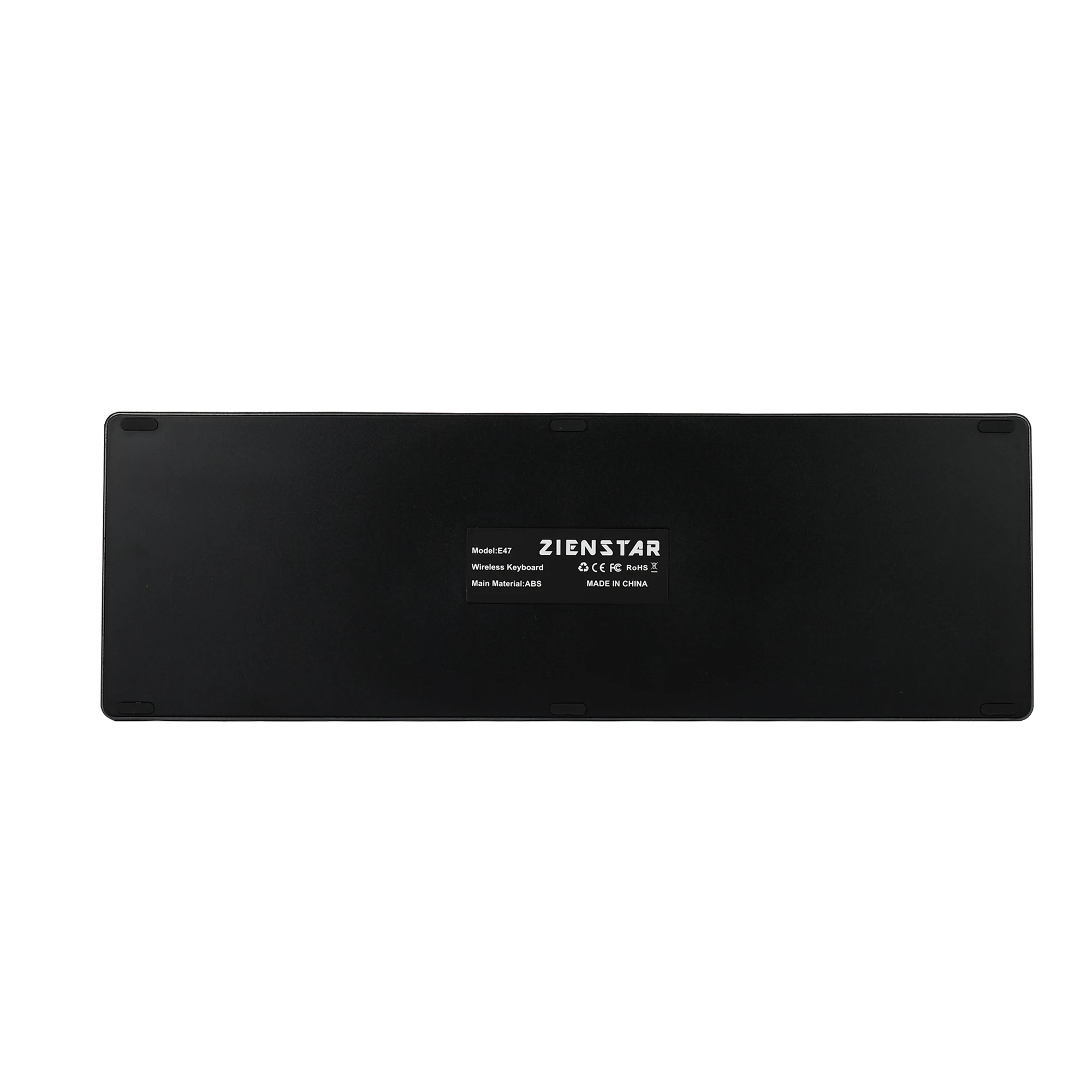 Zienstar Spanish Bluetooth Keyboard Rechargeable Wireless with Number Pad Full Size Design for Laptop PC Tablet Windows IOS | Компьютеры и