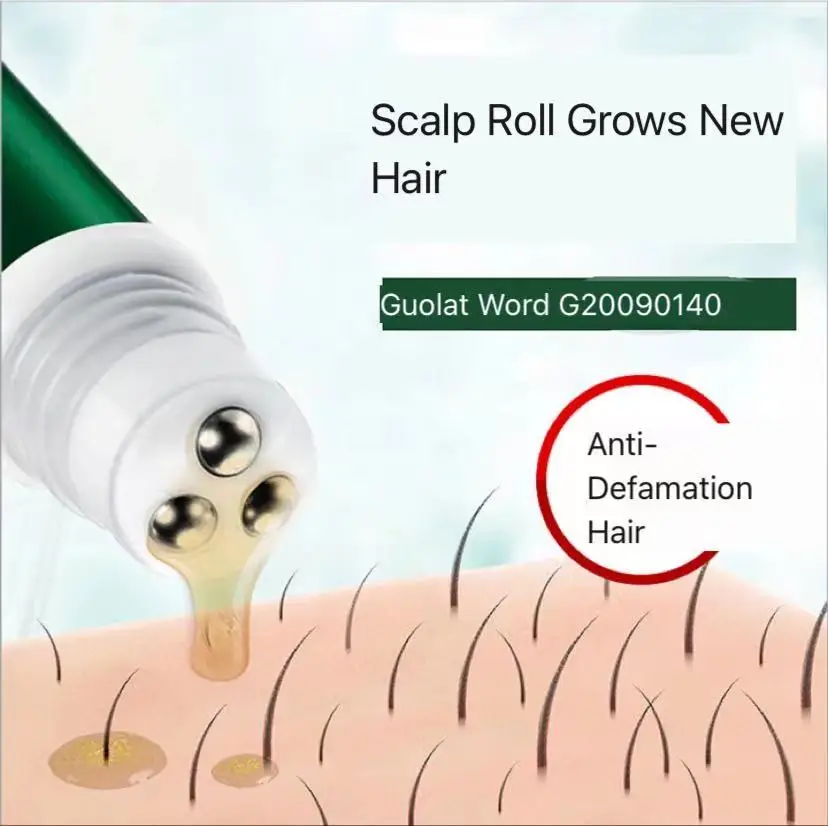 

AUQUEST 20ml Hair Growth Serum Derma Scalp Intensive Ampoule Triple Roll Massager Fast Regrow Hair Line Anti Hair Loss Essence