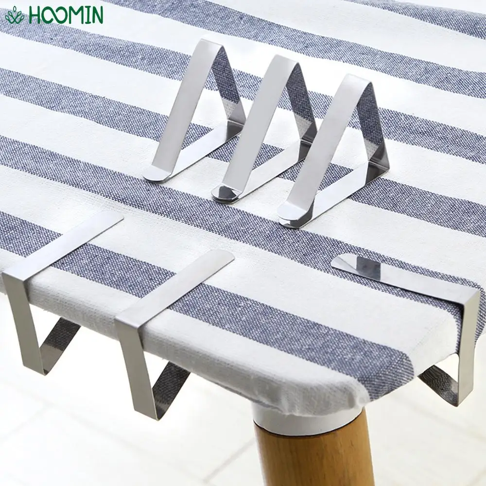 

6 шт., зажимы для скатерти из нержавеющей стали