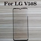 Изогнутое закаленное стекло с полным покрытием для LG V50S, защита экрана, защитная пленка для LG V50S, стекло