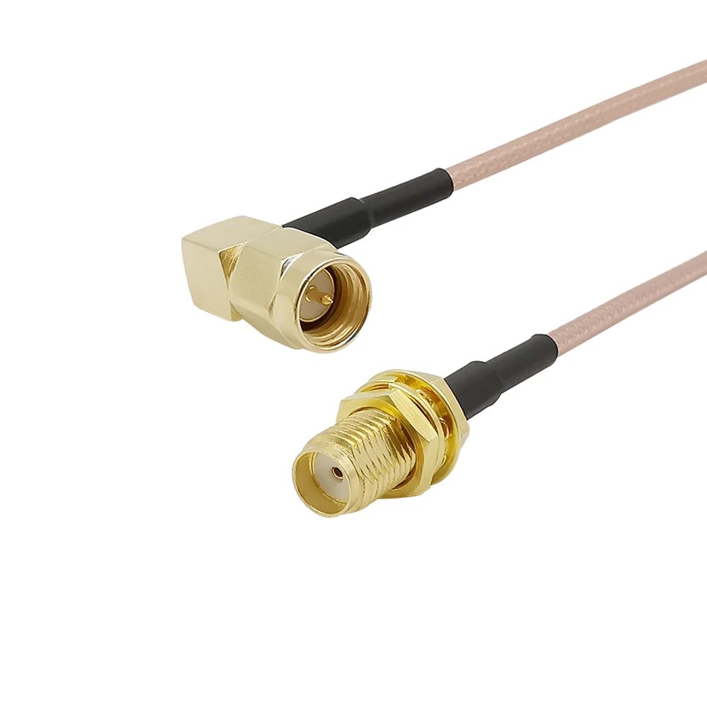 SMA RG316 кабель Male правый угол к Female Bulkhead коаксиальный 3G 4G WIFI GSM DVB T DAB для