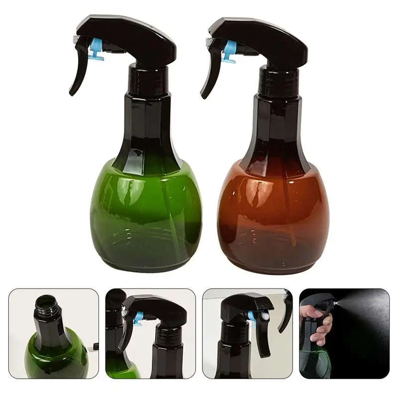 

2pcs Simple Creative Barber Spray Bottle Plastic Spray Bottle Hairdressing Sprayer