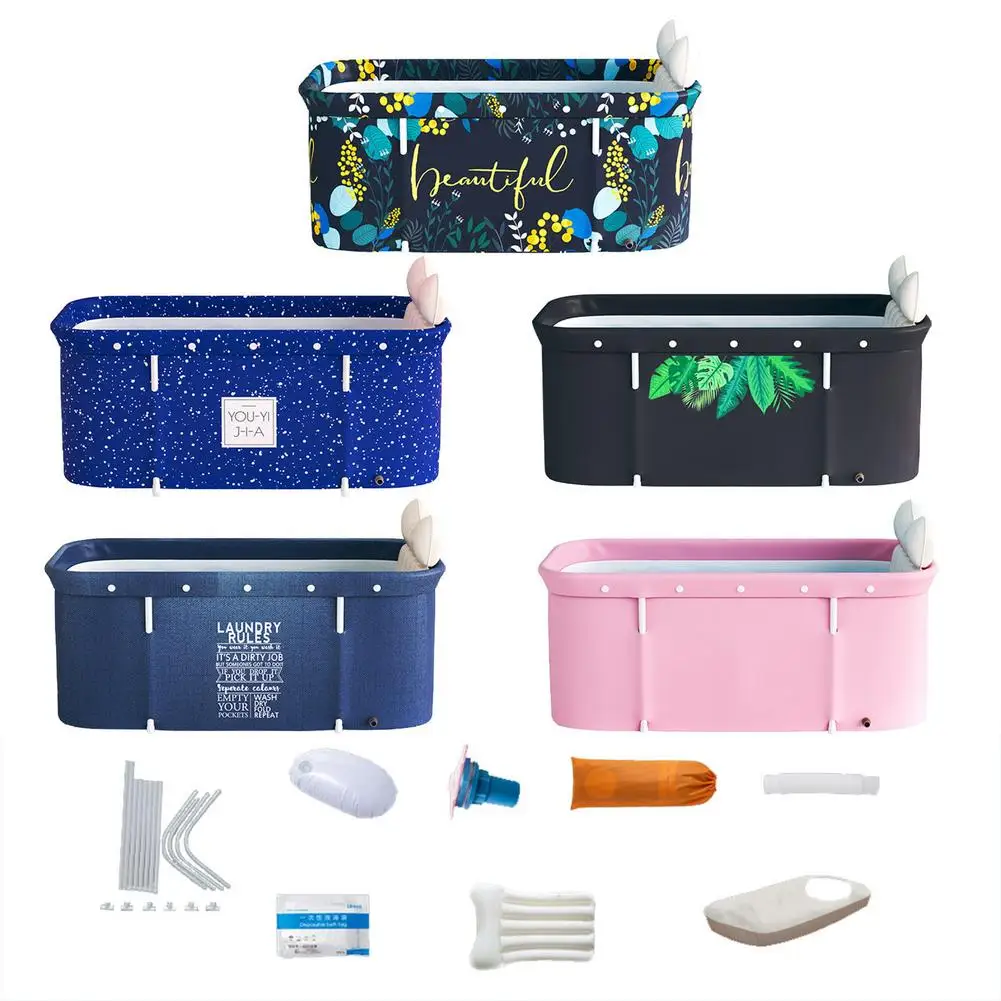 Большая ванна для взрослых и детей 1 2 м складная Массажная Ванна нескользящая