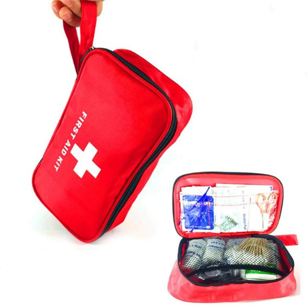 

In Stock 180Pcs First Aid Kit Bag Emergency Medical Box Travel Outdoor Camping Portable Survival Medical Bag Capacity Fast Ship