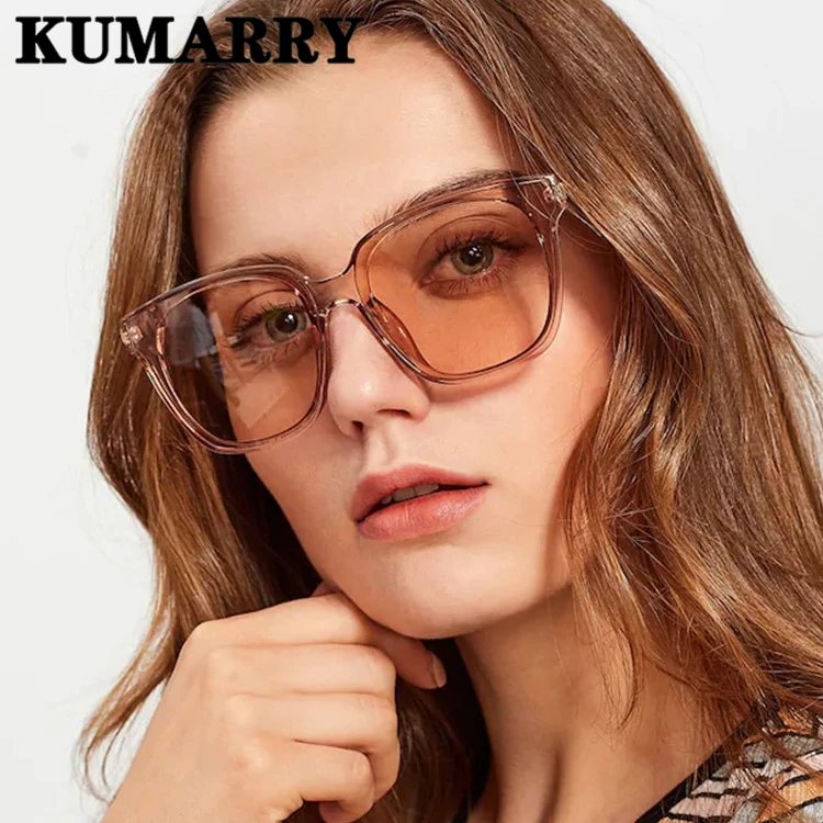 KUMARRY новые модные солнцезащитные очки для женщин/мужчин Роскошные разноцветные PC