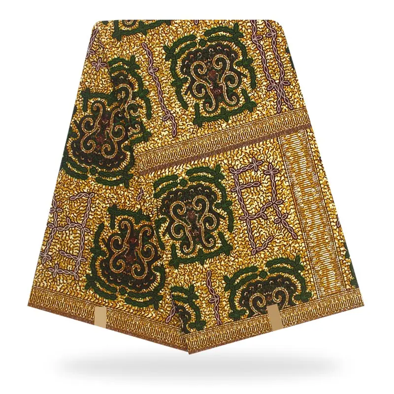 Белая хлопковая восковая ткань s Африканский вощеная ткань Анкара принт ткань хлопок батик африканская ткань H170602