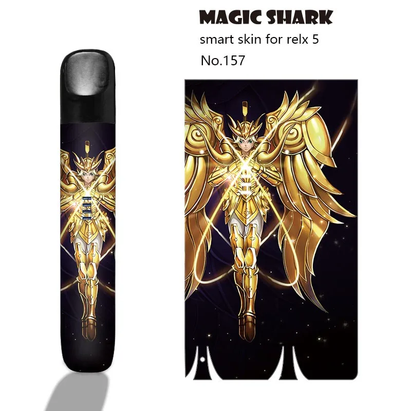 Стильный чехол наклейка 2.5D Stereo Rabbit Seiya Robbot из ПВХ для Relx Essential 5 5th не