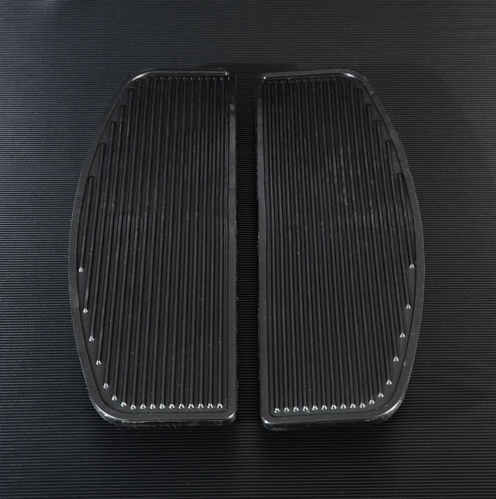 Передняя резиновая вставка для всадника черная Напольная доска подножка Harley Touring