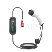 type 2 plug evse ev charger level 2 32a portable electr 22kw 380v wallbox 5m cable for electric car home charging stations