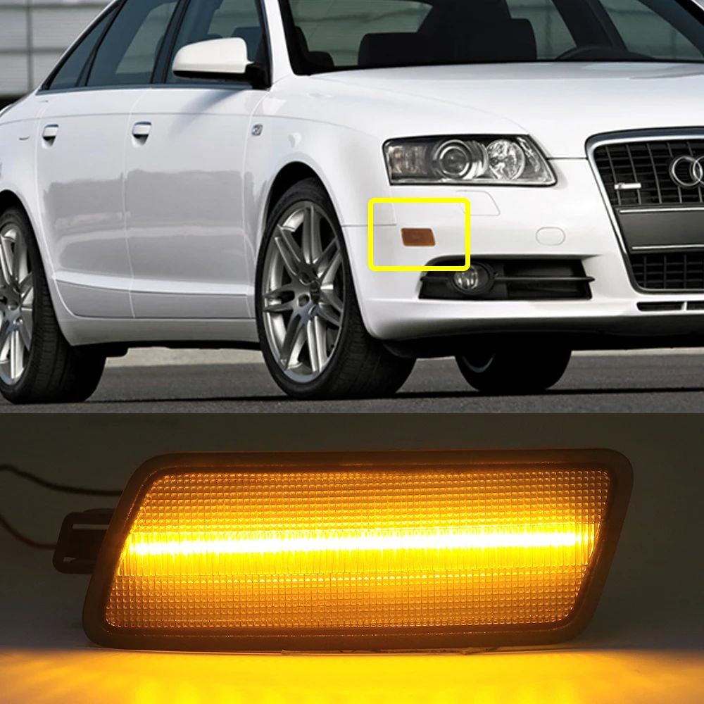 2 шт. дымчатые линзы для AUDI A6 C6 2005 2006 2007 2008 2009 2010 2011 | Автомобили и мотоциклы