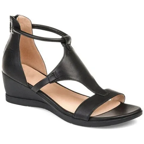 

Fashion Womens Shoes 2021 Sandals Straps Summer Heels Suit Female Beige Large Size Clogs Wedge Luxury Gladiator Comfort Low Gir