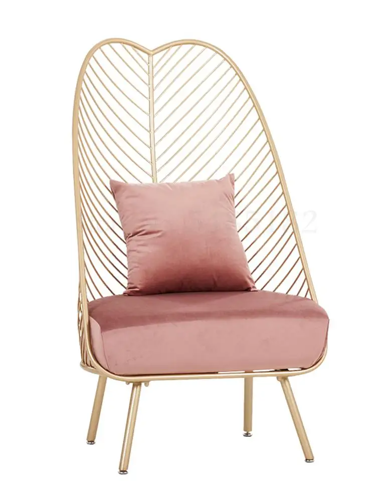 Светильник роскошный скандинавский одиночный маленький диван сетка красная