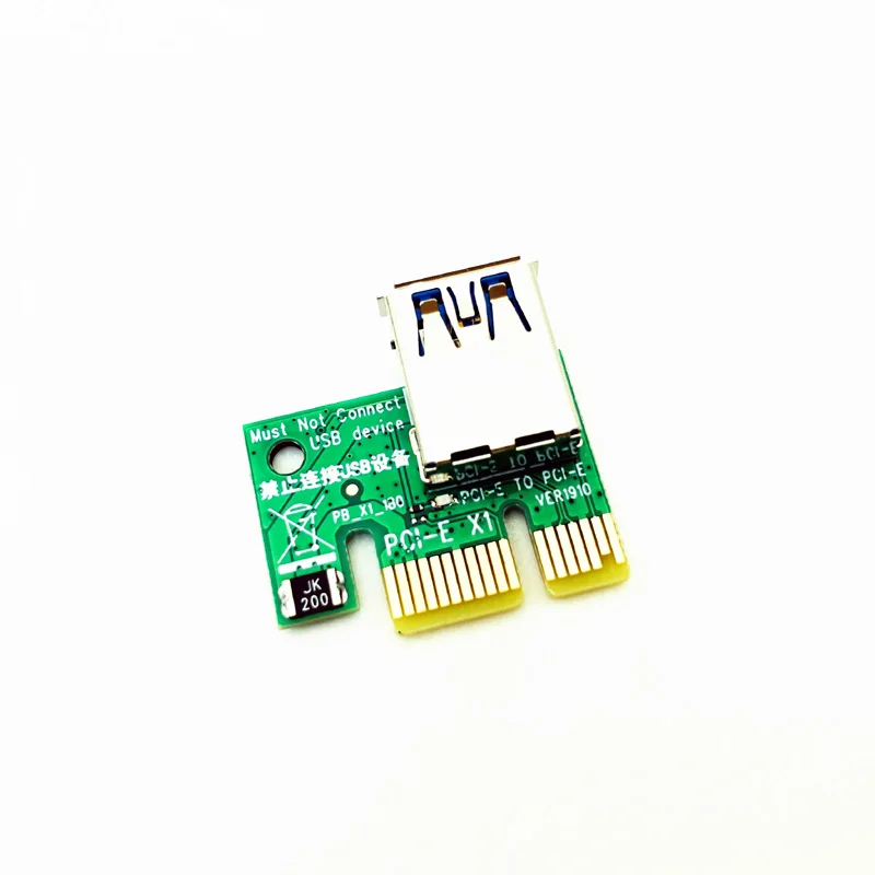 Переходник PCI-E Riser PCI Express 1X Extender Card Adapter 30 см Удлинительный кабель USB3.0 разъем PCIE X1