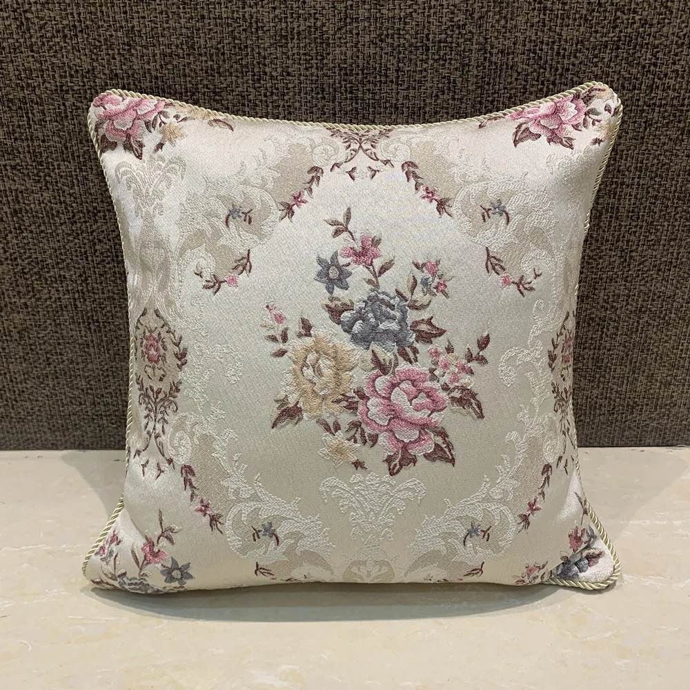 Новинка роскошный квадратный декоративный чехол для подушки в европейском стиле