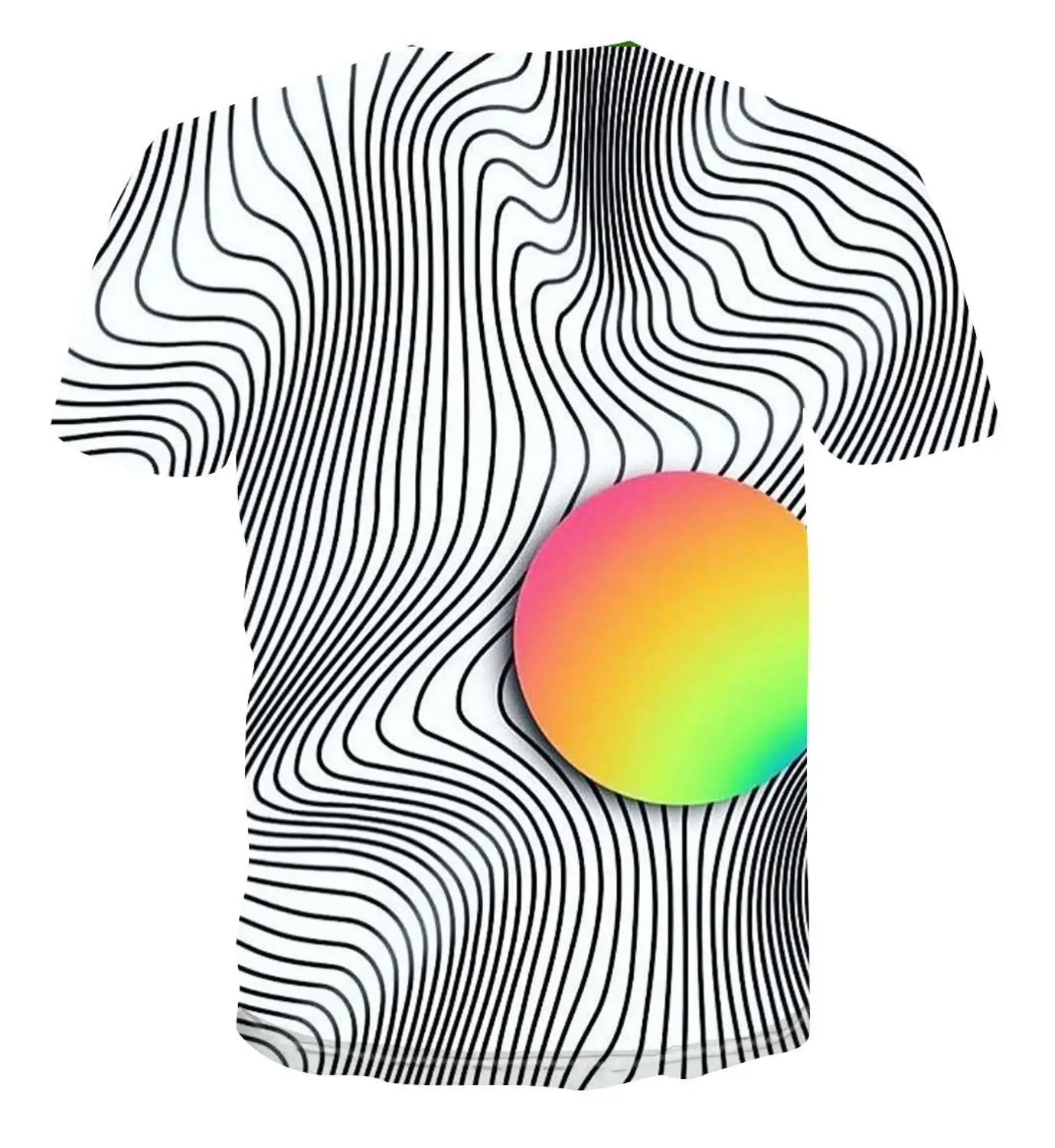 

2020 New 3d Men 'S Creative Art T -Shirt Casual Summer Short Sleeve Round Neck T -Shirt Street Style S -6xl