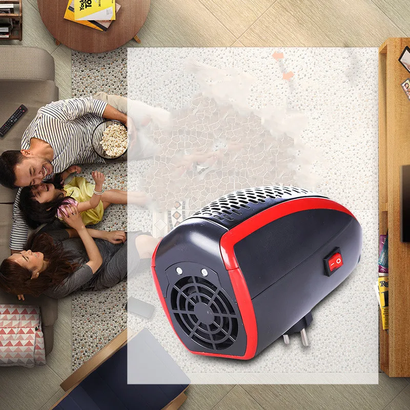 

400W 220V Mini Electric Hand Warmer Wall Mounted Heater Handy Heater Stove Hand Warmer Fan Plug-In electrica Home Hotel