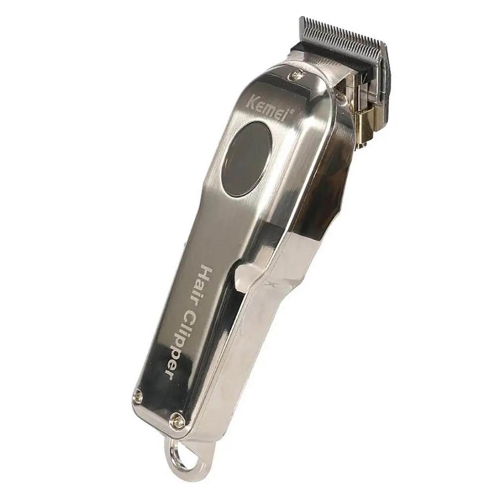 Металлическая электрическая машинка для стрижки волос Kemei KM-2002 триммер ЕС вилка |