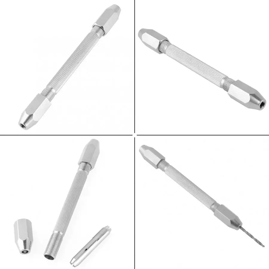 Двойной конец булавки тиски зажимы 10 шт. микро твист сверло Набор для ювелирных