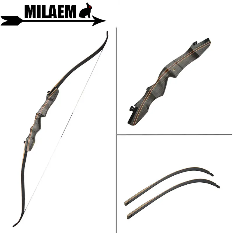 Рекурсивный лук для стрельбы из лука 62 дюйма деревянный подъемник 18 40 фунтов