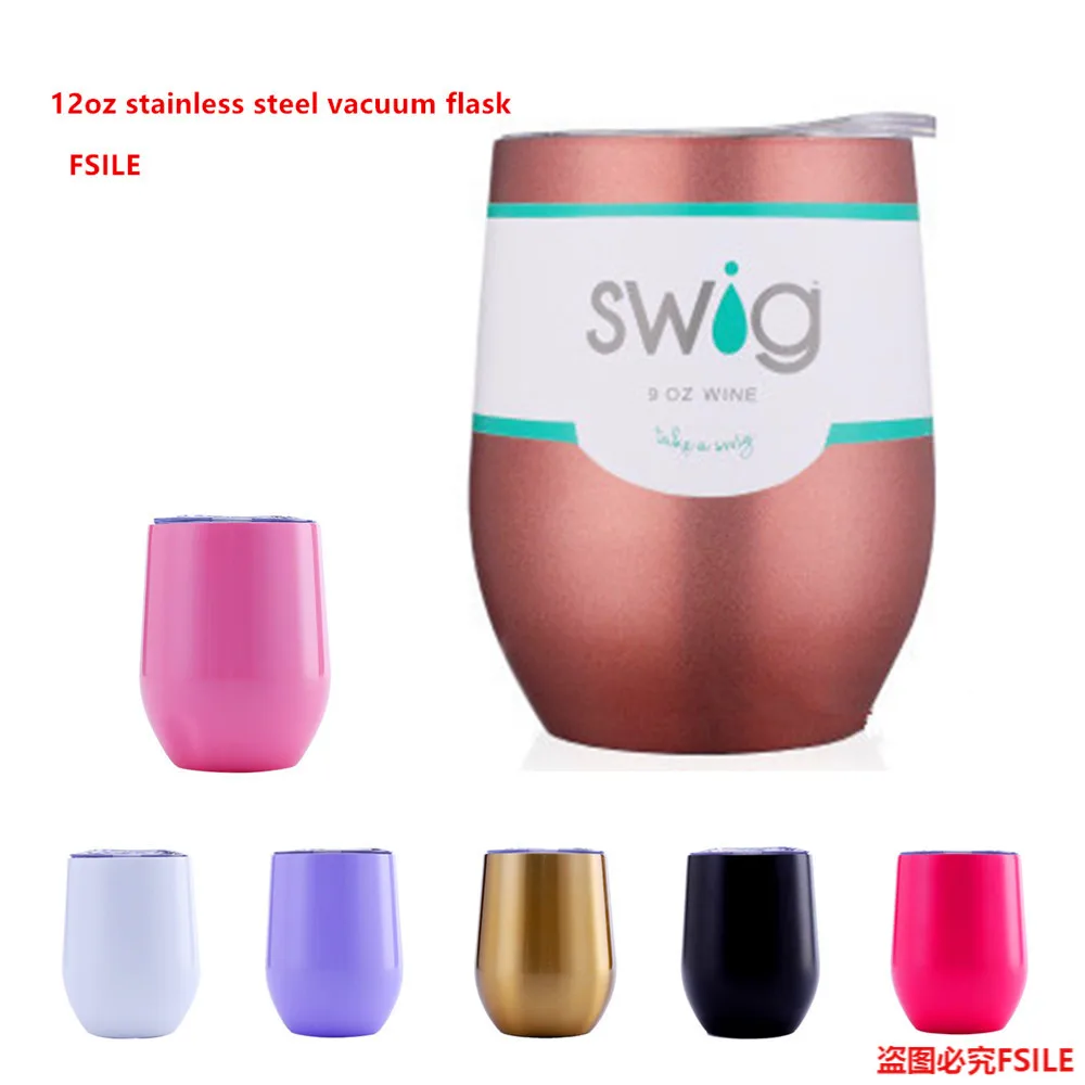 

Swig Egg Beer Cup 12oz Swig Wine Cup Stainless Steel Vacuum Coffee Tumbler Swi Mug Termos Swig Tumbler Thermos Garrafa Termica