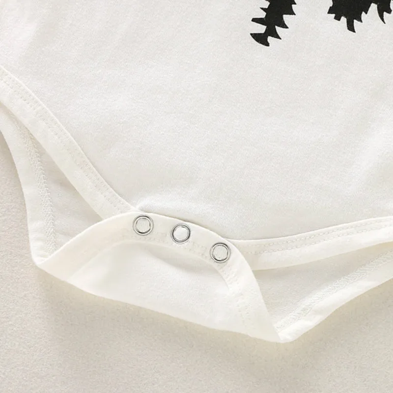 

Newborn Baby Girl Boy Clothes Letter Jumpsuit Romper Pants Bodysuit + Printed Long Pants + Hat Outfits Set 3pcs