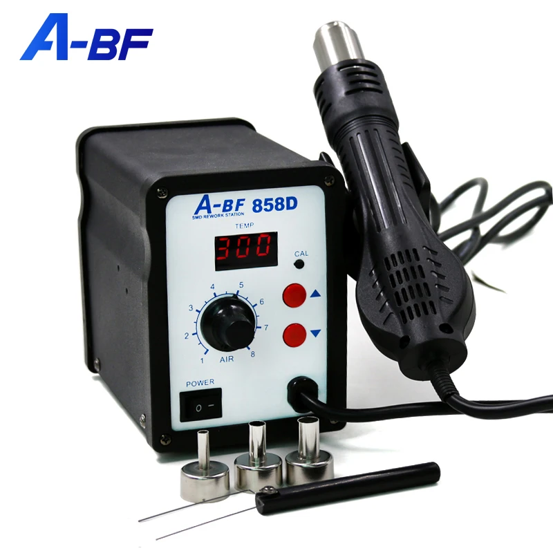 

A-BF 858/858D Rework Station Digital Display Lead-free Hot Air Gun Blower Welding Table Maintenance Tool Cell Phone Repair