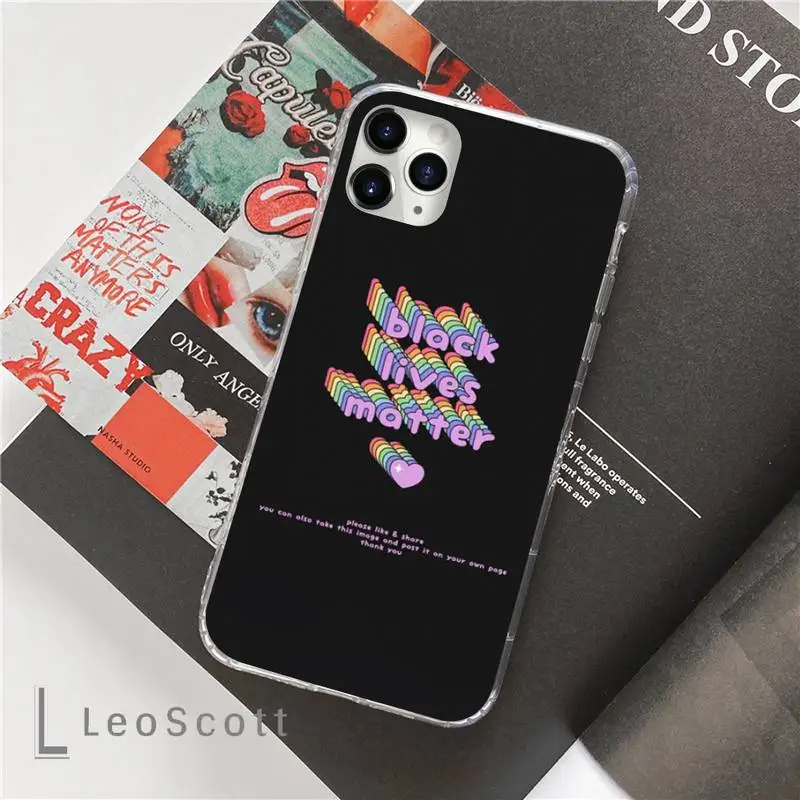 

Black Lives Matter Phone Case For iphone 12 5 5s 5c se 6 6s 7 8 plus x xs xr 11 pro max