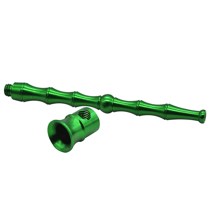 Мини бамбуковая трубка для табака стебли металлические трубки дыма портативная