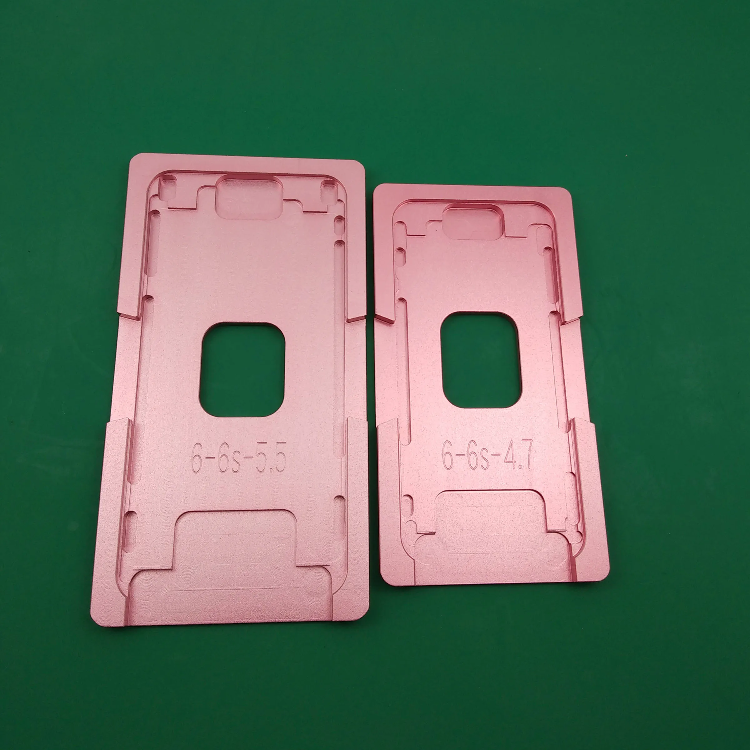 Алюминиевая форма для ламинатора iPhone 5 6 6S 7 8 8plus X металлическое Переднее стекло с
