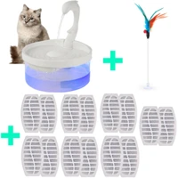 pet water fountain automatic power off when lack of water bird water dispenser dog drinking fountain with led light cat fountain