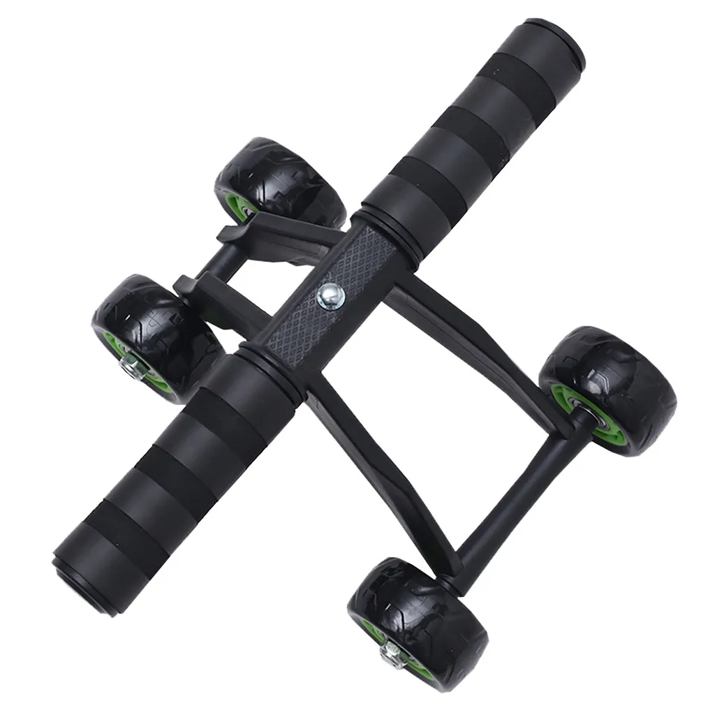 

4 Wheel Abdominal Muscle Exercise Ab Roller Wheel Workout Training Home Gym Home Trainer Workout Equipments Abs Trainer #5