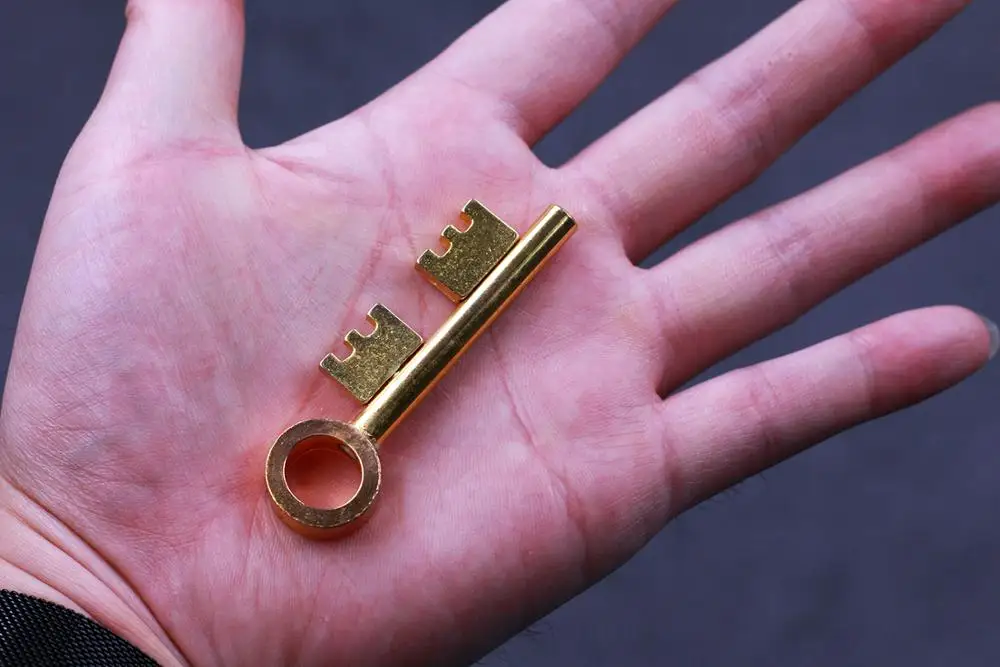 Движущаяся кинетика Golden Key -Close Up Psychic волшебные фокусы игрушки реквизит для