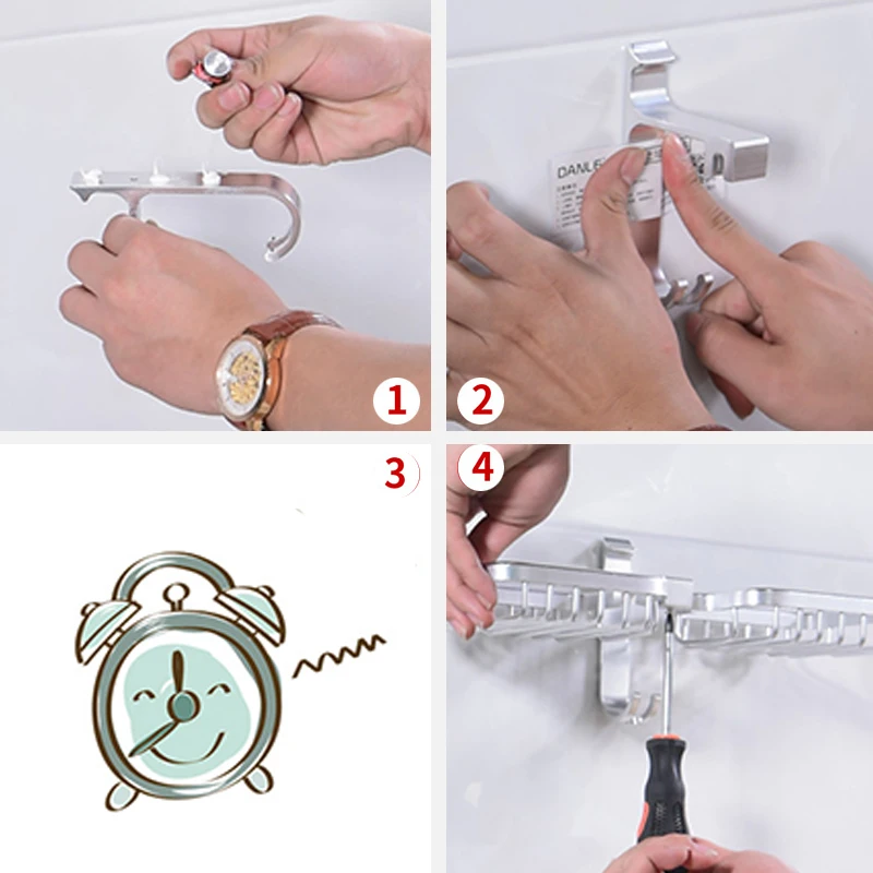 

Soap Dishes Drain Wall Mounted Soap Sponge Holder Space Aluminum Bathroom Kitchen Toilet Storage Rack Bathroom Organizer