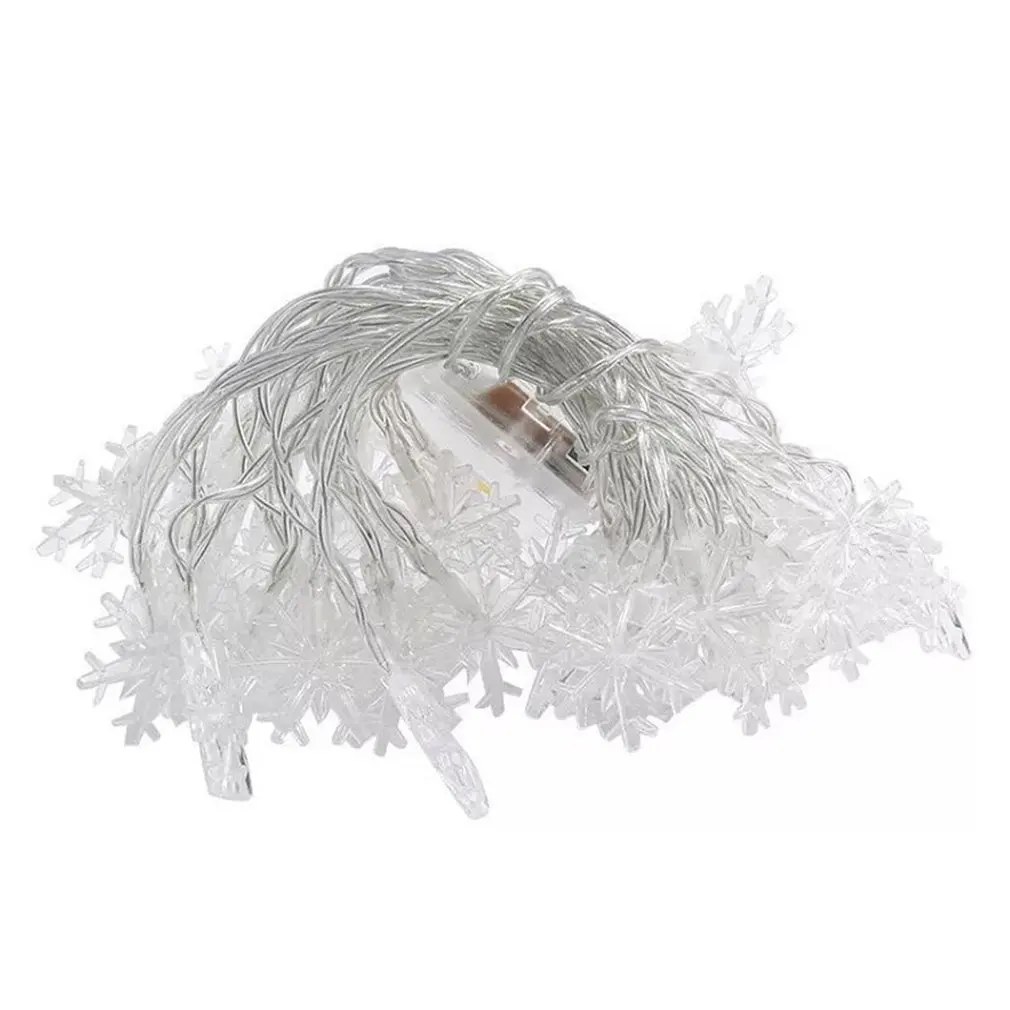 

Snowflake String Lights Christmas Led String Lights Decoration Indoor Outdoor Fariy Lights Garland Christmas Decorations