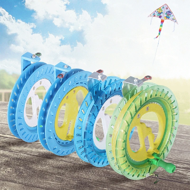

2022 New Kite Wheel Reel Bearing Holding Plastic Kite Reel Flying Tools And Equipment